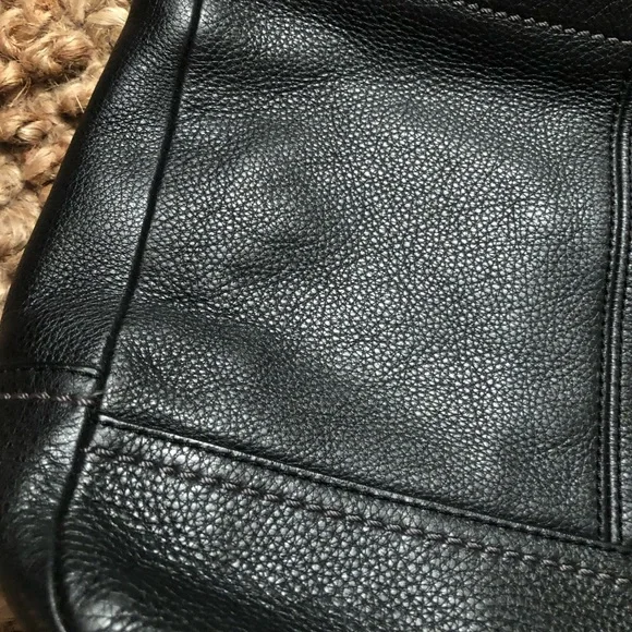 Coach Black Pebbled Leather Hobo Shoulder Bag - Picture 7 of 14